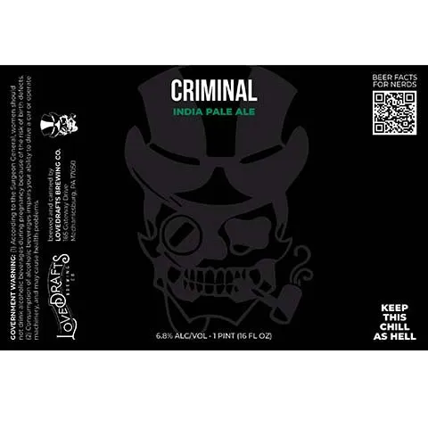 Lovedrafts Criminal IPA