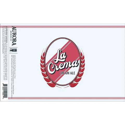 Aurora La Crema Cream Ale