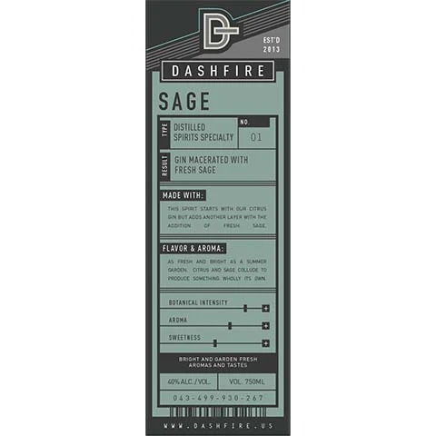 Dashfire Sage Liqueur