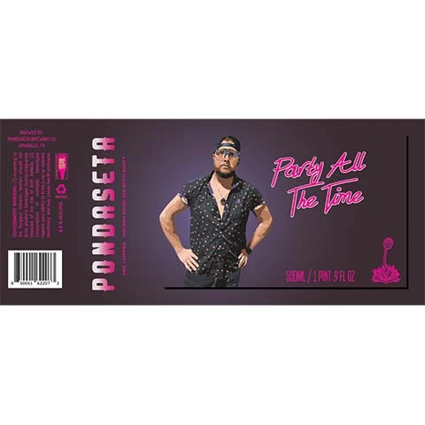 Pondaseta Party All The Time Golden Sour Ale
