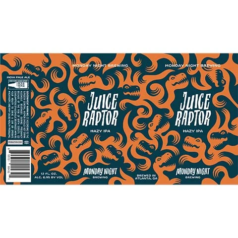 Monday Night Juice Raptor Hazy IPA
