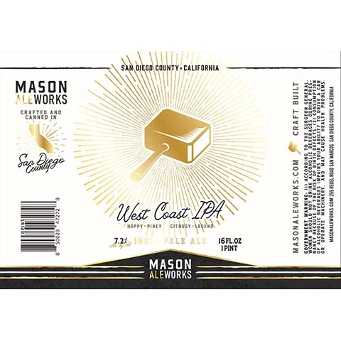 Mason Ale Works West Coast IPA