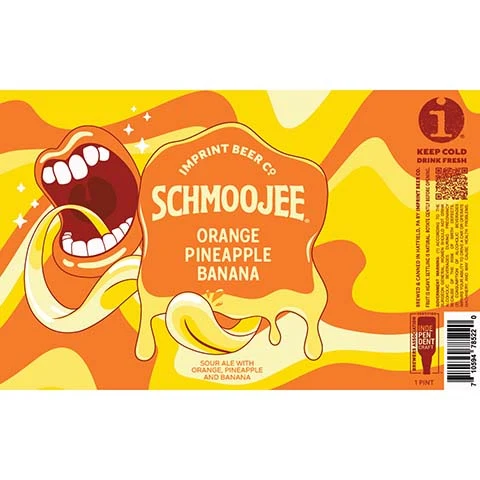 Imprint Beer Schmoojee Orange Pineapple Banana Sour Ale