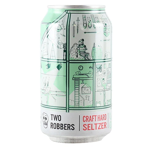Two Robbers Watermelon And Cucumber Seltzer