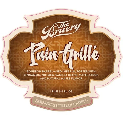 Bruery Pain Grille Imperial Porter