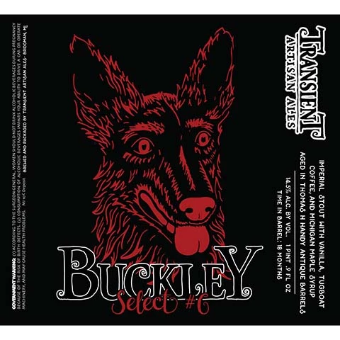Transient Artisan Ales Buckley #6 Imperial Stout