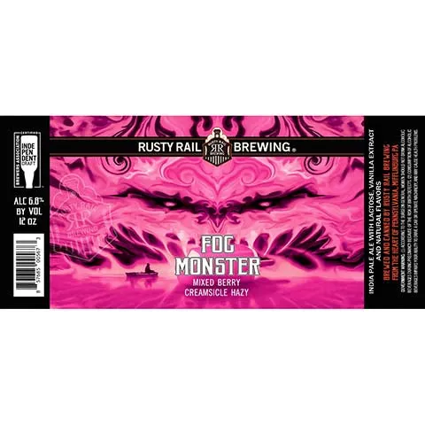 Rusty Rail Fog Monster Mixed Berry Creamsicle Hazy IPA