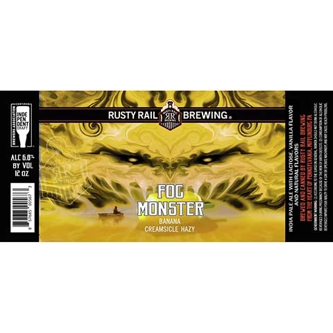 Rusty Rail Fog Monster Banana Creamsicle Hazy IPA