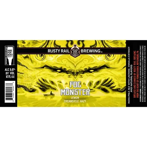 Rusty Rail Fog Monster Lemon Creamsicle Hazy IPA