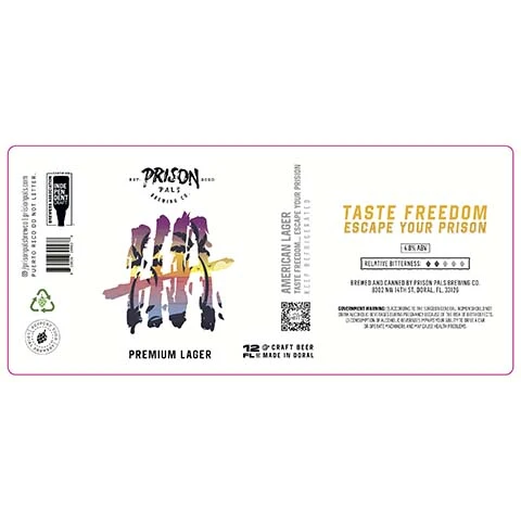 Prison Pals Premium Lager