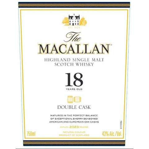 Macallan 8-Year-Old Double Cask Highland Single Malt Scotch Whisky