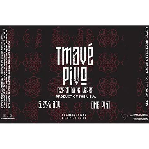Charles Towne Fermentory Tmave Pivo Dark Lager