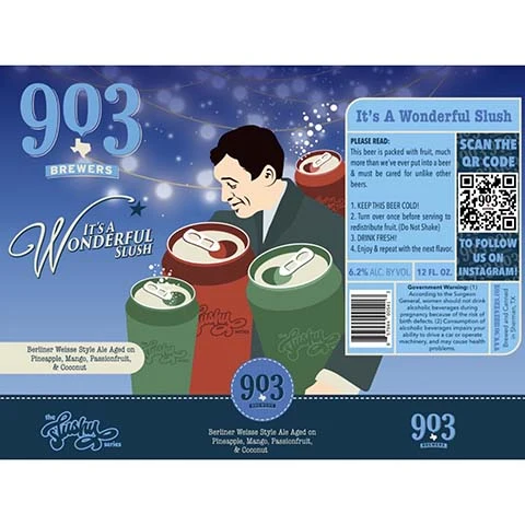 903 Brewers It's A Wonderful Slush Berliner Weisse Style Ale