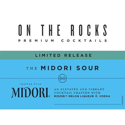 On the Rocks The Midori Sour