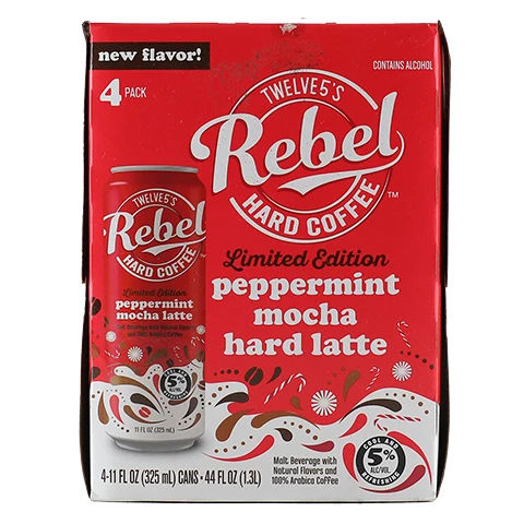 Twelve5's Rebel Hard Coffee - Peppermint Mocha Latte