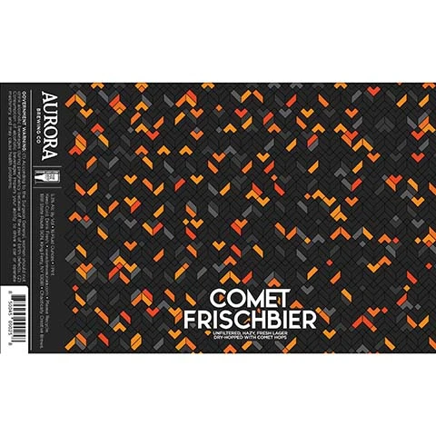 Aurora Comet Frischbier Hazy Fresh Lager