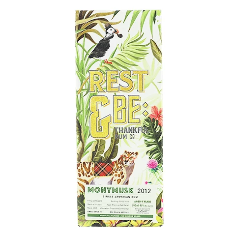 Rest & Be: Thankful Monymusk Single Jamaican Rum 2012