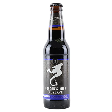 New Holland Dragon's Milk Reserve: Bourbon Barrel-Aged Stout with Stroopwafel Cookies, Coffee, Caramel, and Cinnamon 2022-2