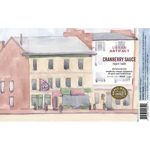 Urban Artifact Cranberry Sauce Fruit Tart Ale