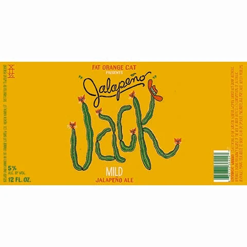 Fat Orange Cat Jalapeño Jack Mild Jalapeño Ale