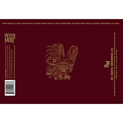 Ex Novo Nevermore '22 Barleywine Ale