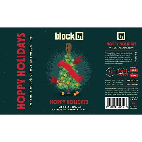 Block 15 Hoppy Holidays Imperial IPA