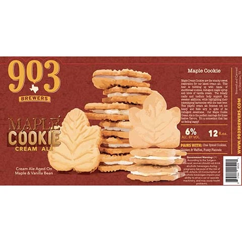 903 Brewers Maple Cookie Cream Ale