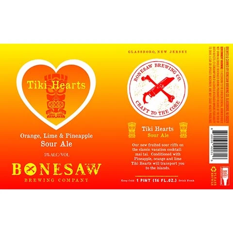 Bonesaw Tiki Hearts Sour Ale