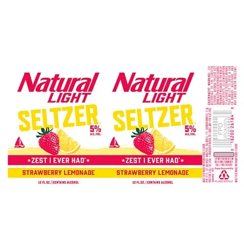 Natural Light Strawberry Lemonade Seltzer