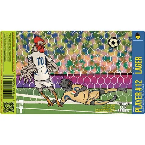 Tripping Animals Player #12 Lager (France vs. Italy)