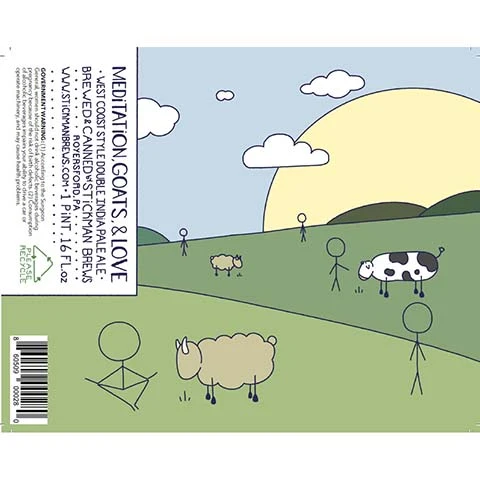 Stickman Meditation, Goats, & Love DIPA