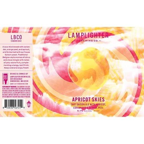 Lamplighter Apricot Skies Tart Saison Ale