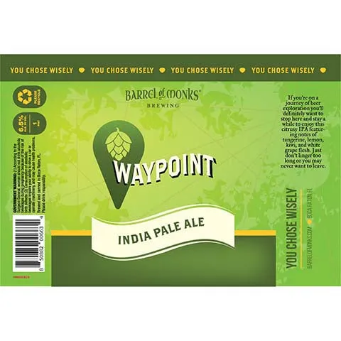 Barrel of Monks Waypoint IPA
