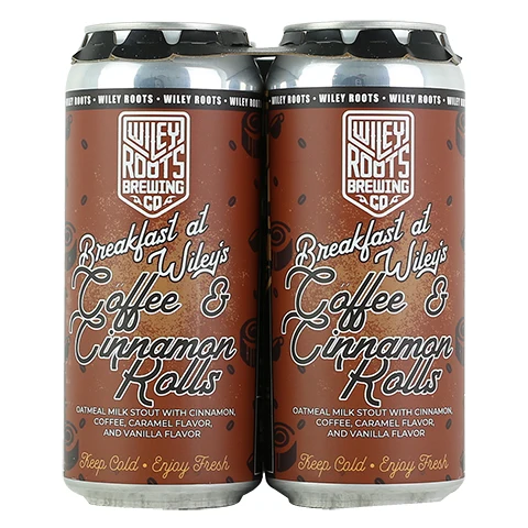 Wiley Roots Breakfast at Wiley's Coffee & Cinnamon Rolls Oatmeal Milk Stout