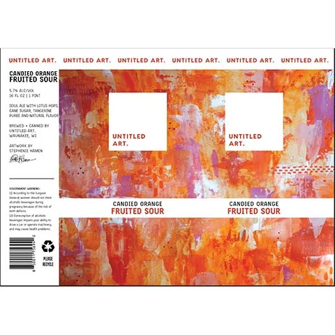 Untitled Art Candied Orange Fruited Sour