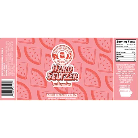 Toppling Goliath Hard Seltzer (Watermelon)
