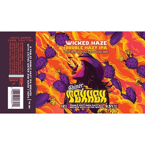Shiner Texhex Wicked Haze Double Hazy IPA