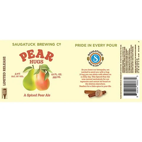 Saugatuck Pear Hugs Pear Ale