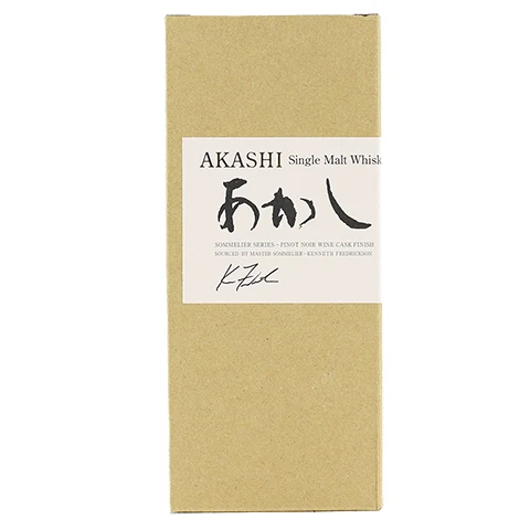Akashi Single Malt Japanese Whisky - Sommelier Series Pinot Noir Wine Cask Finish