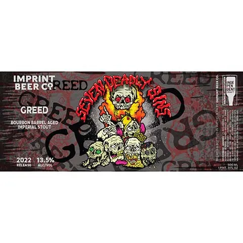 Imprint Beer Greed Imperial Stout