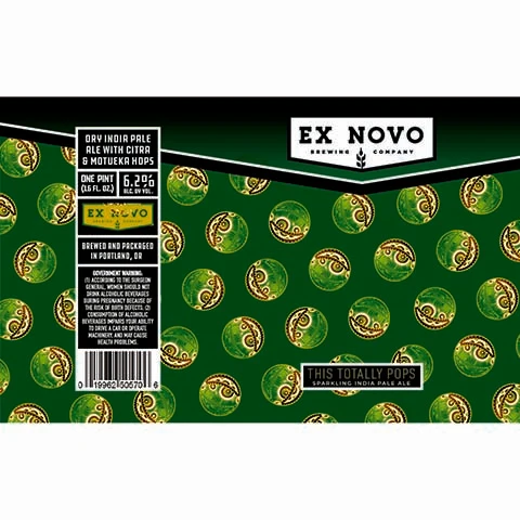 Ex Novo This Totally Pops Sparkling IPA
