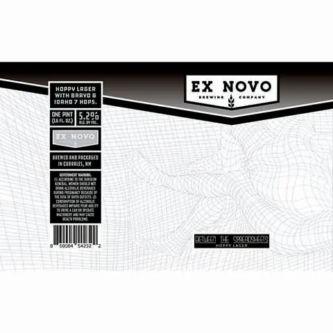 Ex Novo Between The Spreadsheets Hoppy Lager