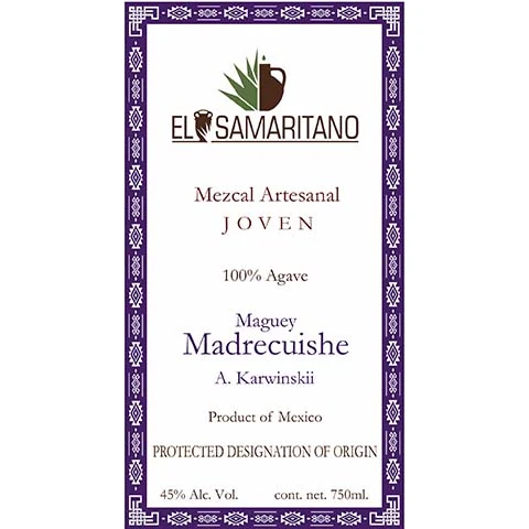 El Samaritano Madrecuishe Mezcal