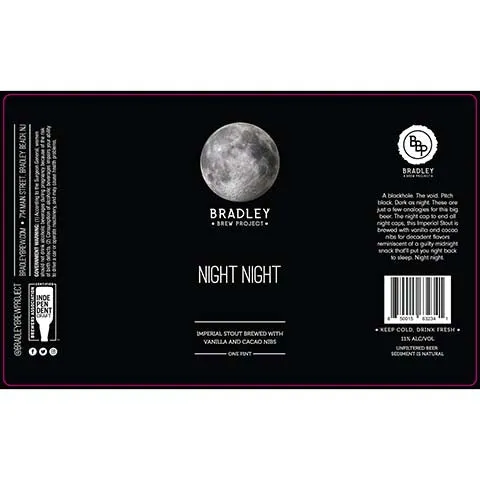 Bradley Brew Night Night Imperial Stout