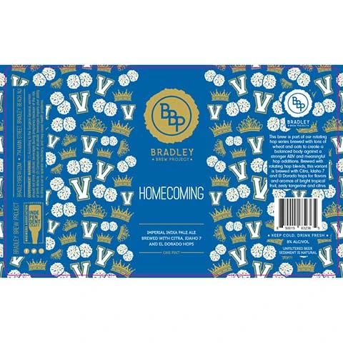 Bradley Brew Homecoming Imperial IPA