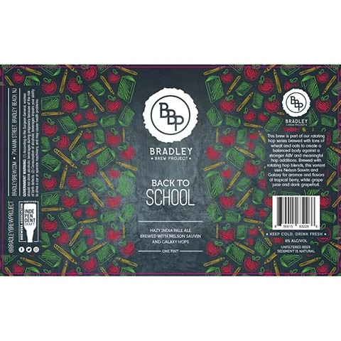 Bradley Brew Back To School Hazy IPA