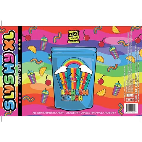 450 North Slushy XL Rainbow Slush Sour Ale