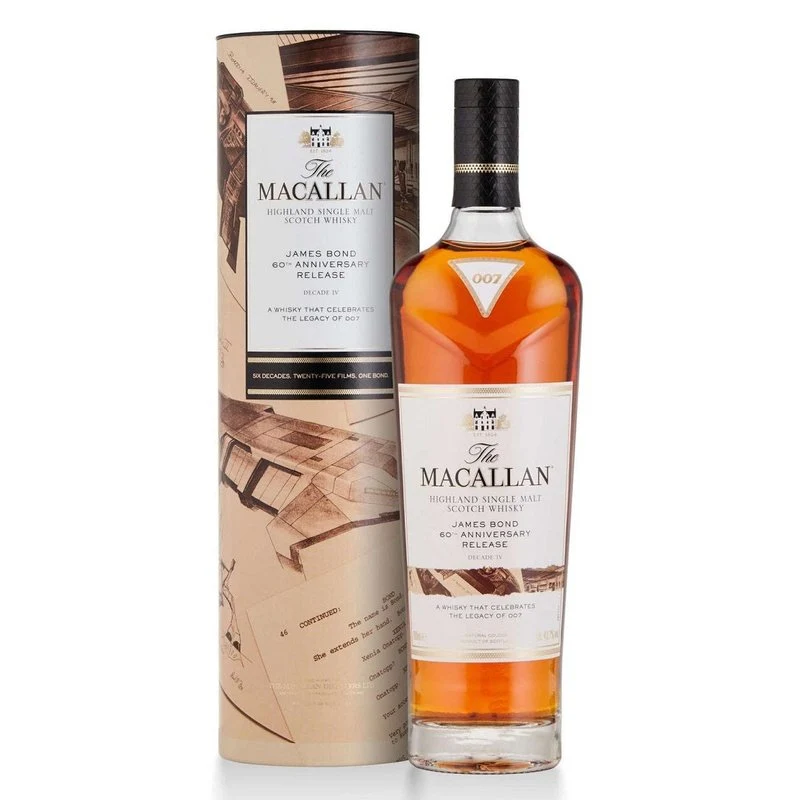 The Macallan James Bond 60 Highland Single Malt Scotch Whisky Decade IV