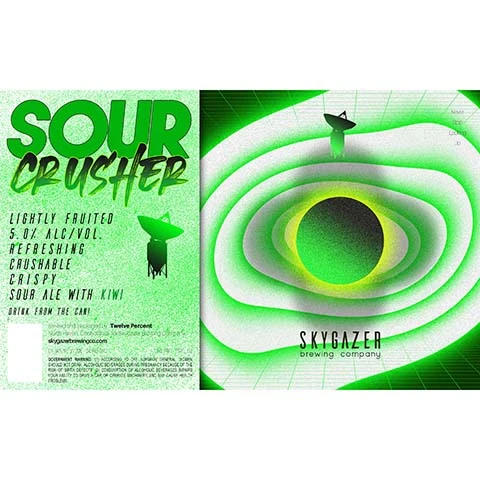 Skygazer Sour Crusher Kiwi Sour Ale