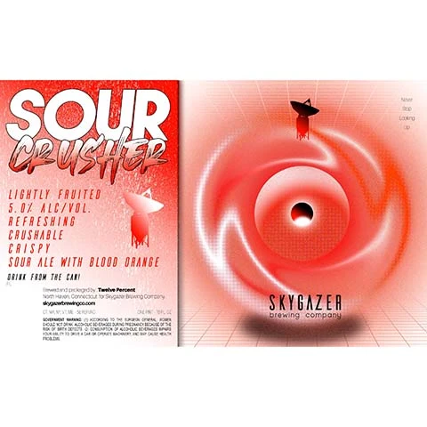 Skygazer Sour Crusher Blood Orange Sour Ale